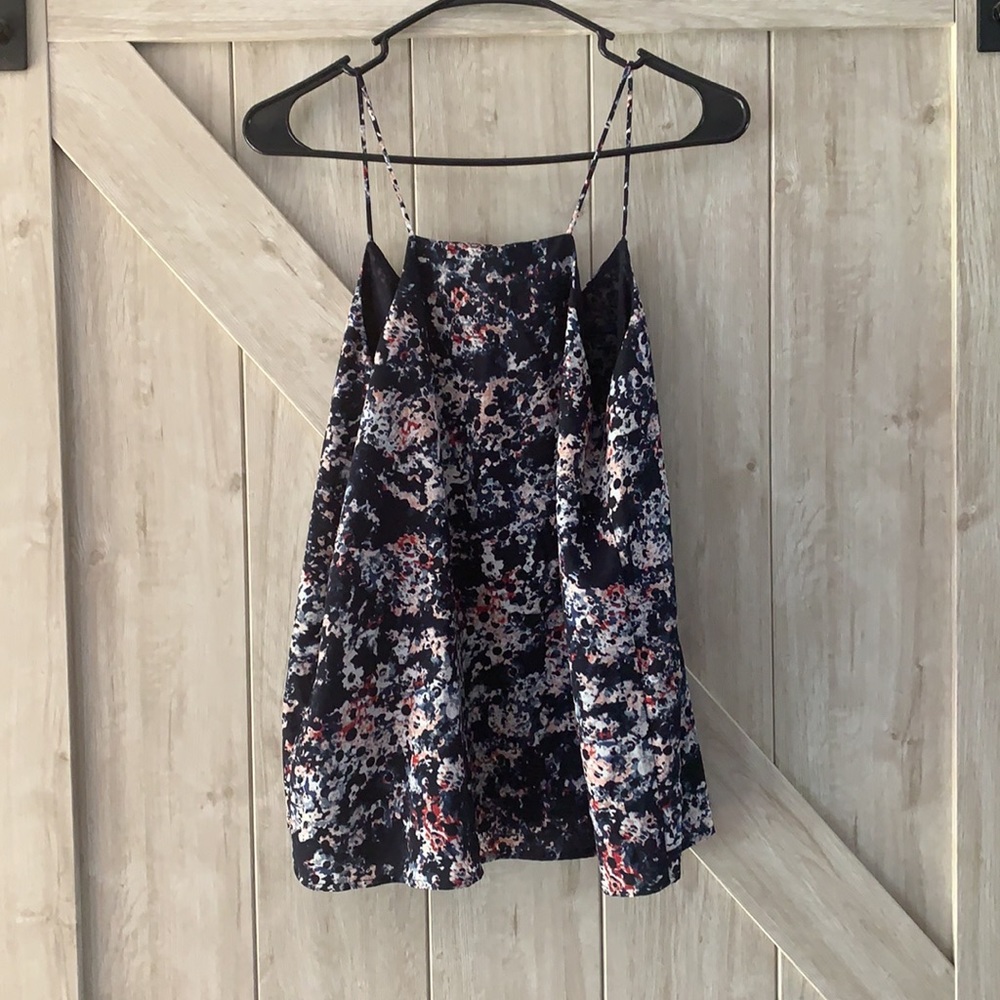 Willi Smith Light Elegant Summer Sleeveless Top Size Small Multicolored Tank Top - Picture 2 of 5